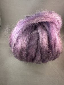 Dyed Leicester Longwool pin-drafted roving - Image 2