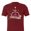 Red Barn Raisin’ Tour T-shirt with farm and star design.